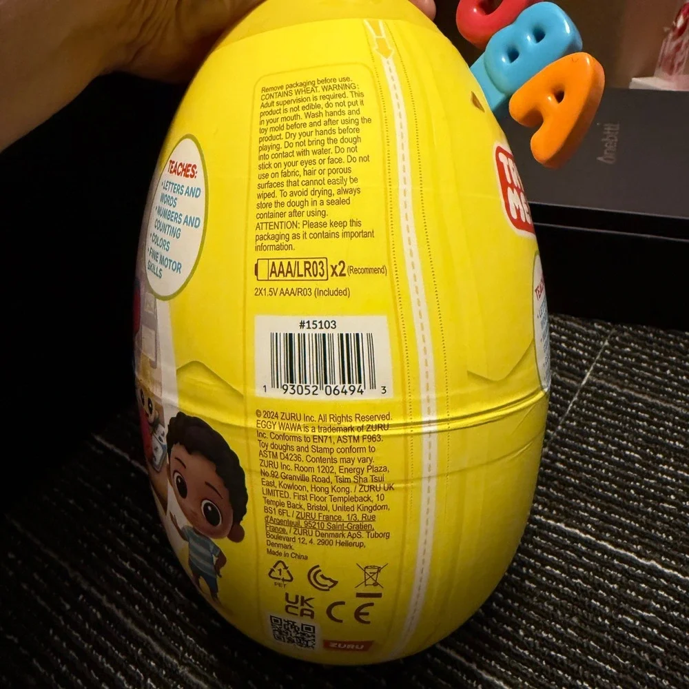 Zuru Eggy Wawa Learn at School Kids Preschool Toy Yellow NEW 61 Surprises 15103